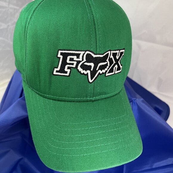 Fox Racing Men's Legacy Flexfit Hat, Kelly Green, XS/S Excellent Condition - Picture 3 of 10